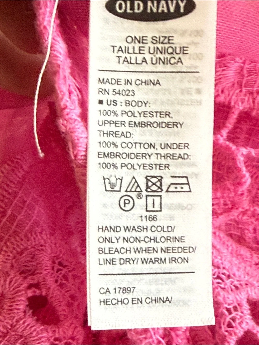 Old Navy lightweight pink
